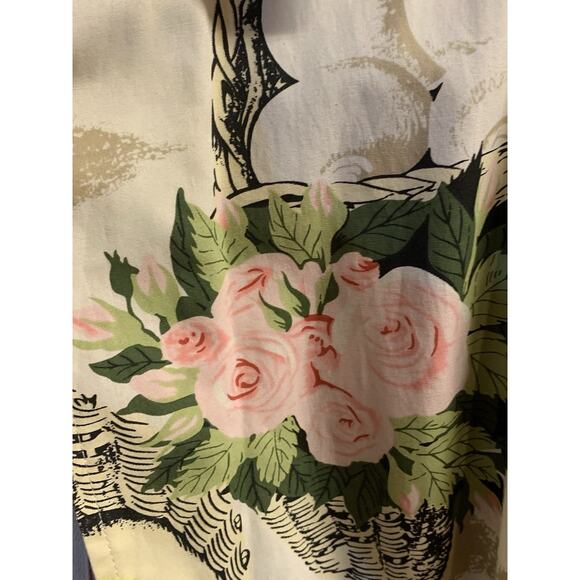 Cooper by Trelise Lounge Wear/Jacket Size 6-8 Womens Multi Color Fruit & Flowers - Picture 5 of 8